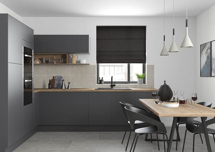 Maurice, Black - Roman Blind - Image 5